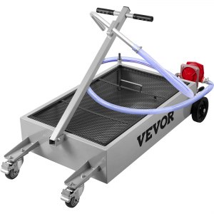 VEVOR Oil Drain Pan 15 Gallon Oil Drain Tank, 57L Low Profile Oil Drain