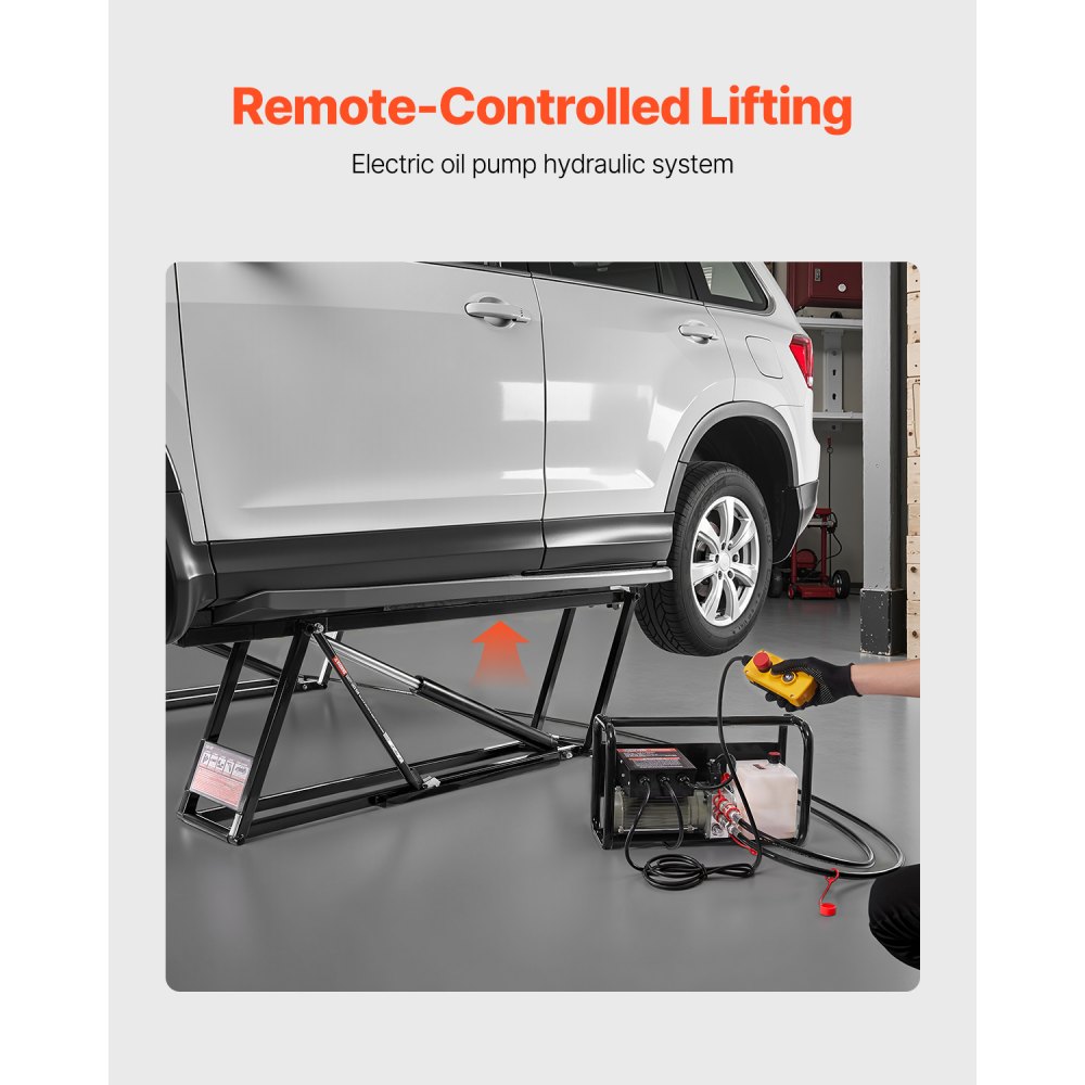 5000 lbs Car Lift Adjustable Car Lifts with Remote Control for Home ...