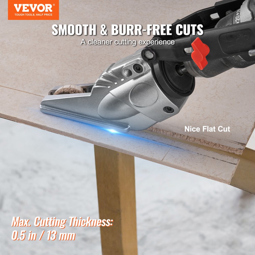 Cutting cement board with multi deals tool