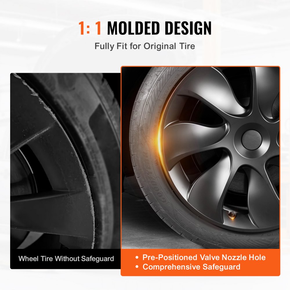 VEVOR Model Y Hubcaps 19 Inch – 2021-2023 Model Y, PC+ABS