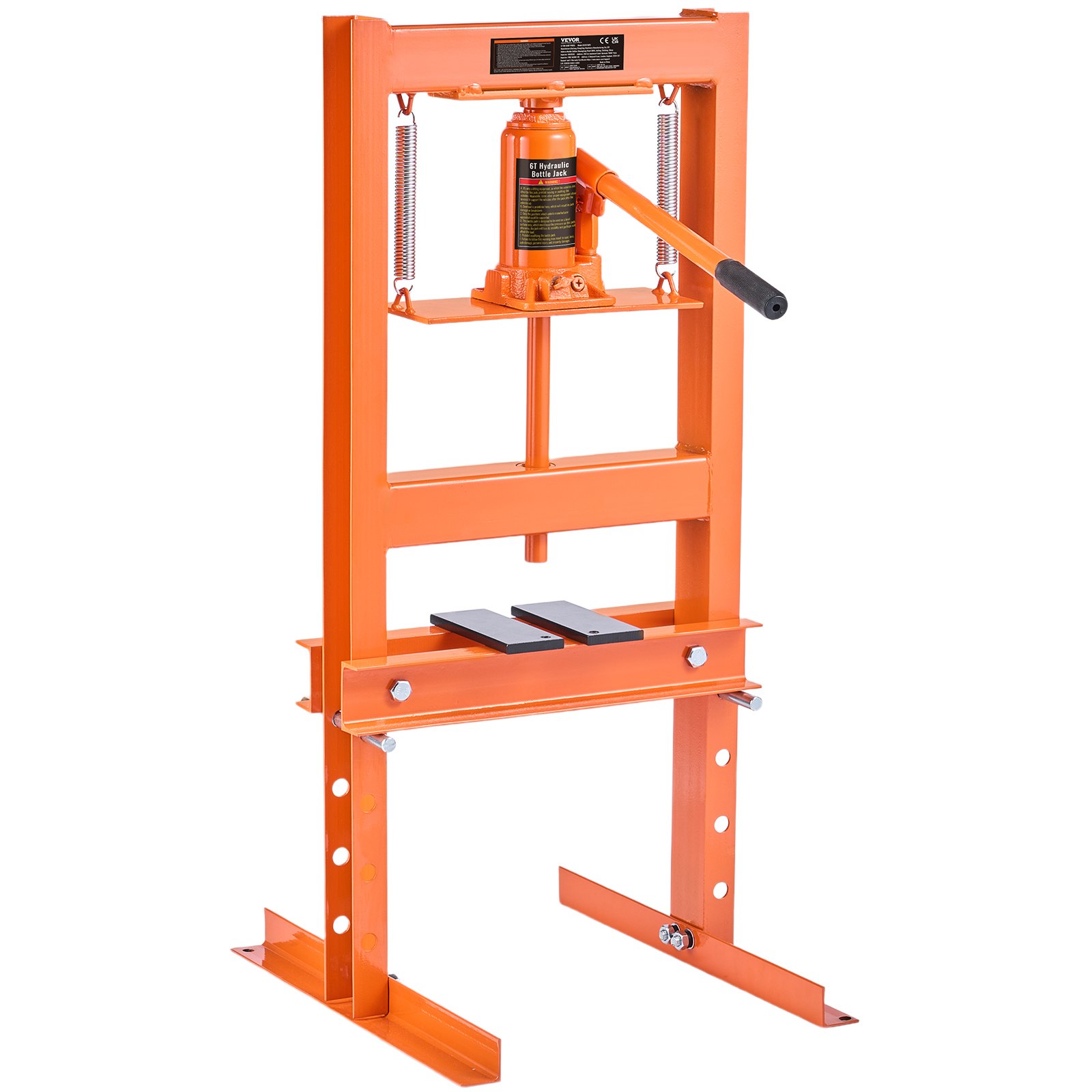 VEVOR Hydraulic Shop Press, 6 Ton HFrame Hydraulic Floor