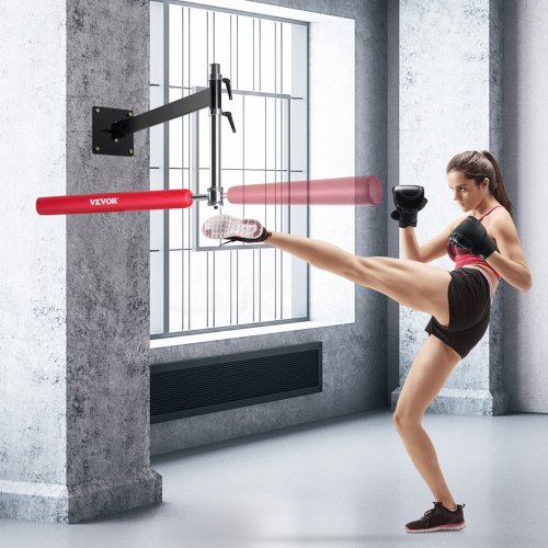 VEVOR Wall Mount Boxing Spinning Bar, Adjustable Punching Spinning