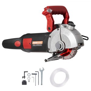 VEVORWallChaser34mmCuttingDepthWallGrooveCuttingMachine42mmCuttingWidthWallSlottingMachine4800WWallCuttingMachineWith5SawBlades125mmDiameter6200r/MinwithInfraredRay