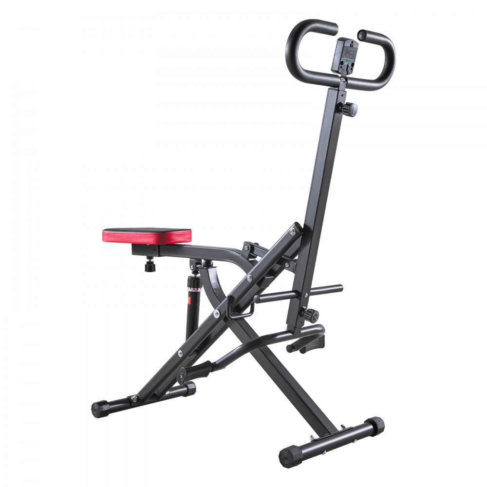 VEVOR Squat Rowing Machine – 12-Gear Resistance, 300 lbs