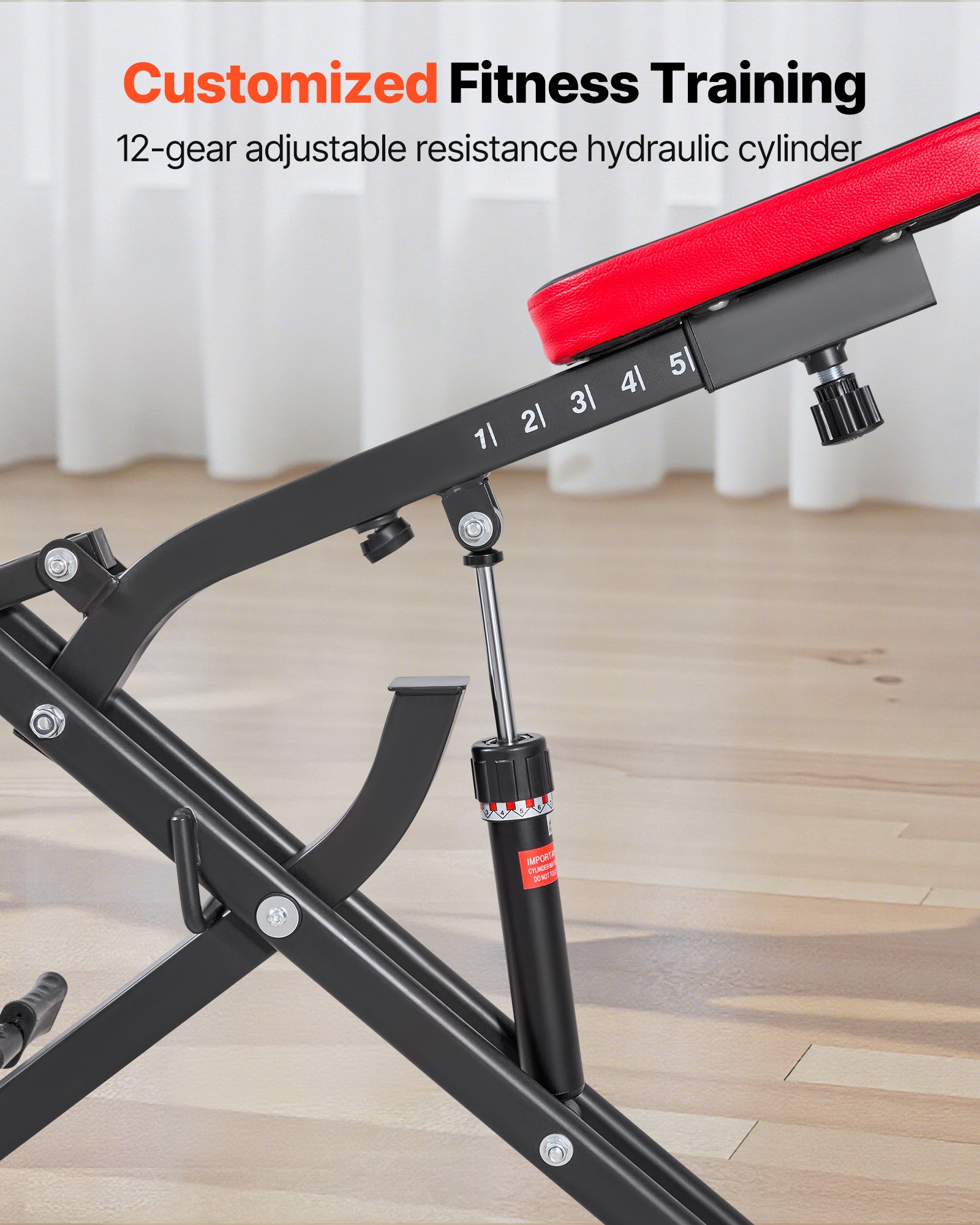 VEVOR Squat Rowing Machine – 12-Gear Resistance, 300 lbs
