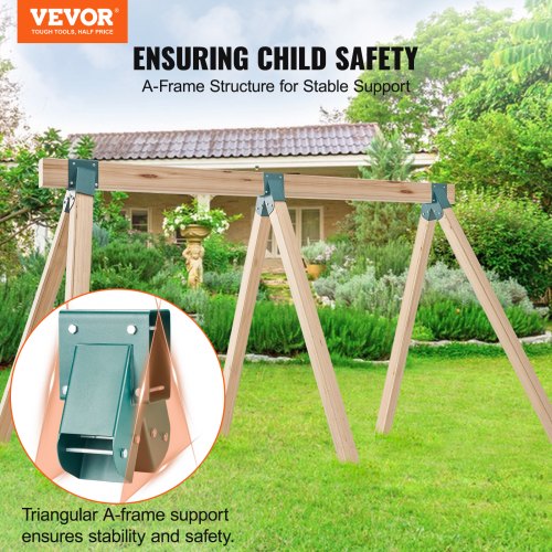 VEVOR A-Frame Middle Swing Set Brackets, Heavy Duty Carbon VEVOR A-Frame Middle Swing Set Brackets, Heavy Duty Carbon