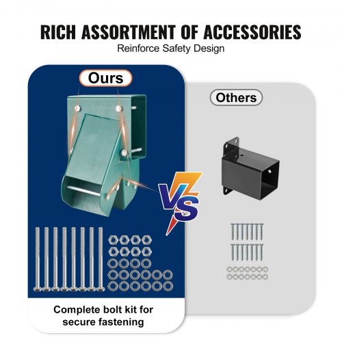 VEVOR A-Frame Middle Swing Set Brackets, Heavy Duty Carbon VEVOR A-Frame Middle Swing Set Brackets, Heavy Duty Carbon
