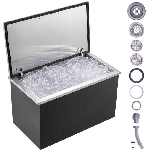 VEVOR Underbar Ice Bin: Keep Cool with Premium Storage