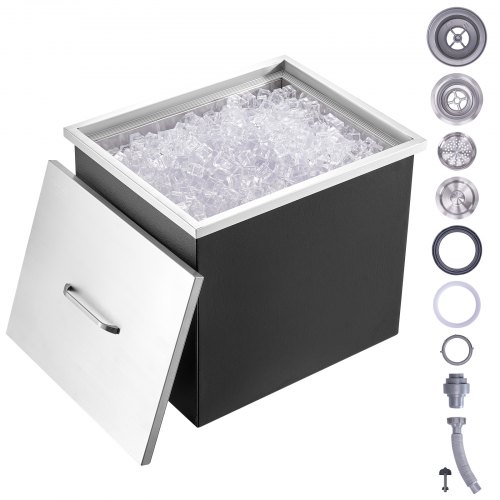 Shop the Best Selection of outdoor kitchen drop in ice bin Products