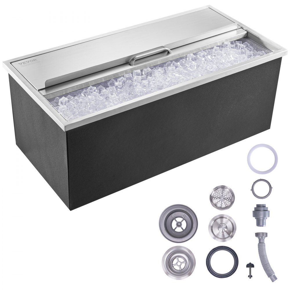 Stainless steel 2024 ice box