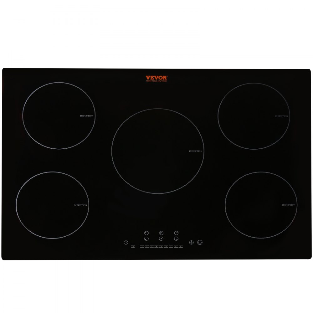 VEVOR Electric Cooktop, 5 Burners, 30'' Induction Stove Top, Built-in ...