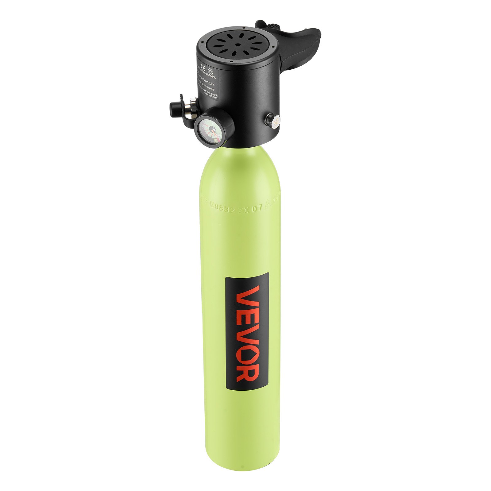 VEVOR Mini Scuba Tank, 0.5L Portable Diving Tank for Underwater ...