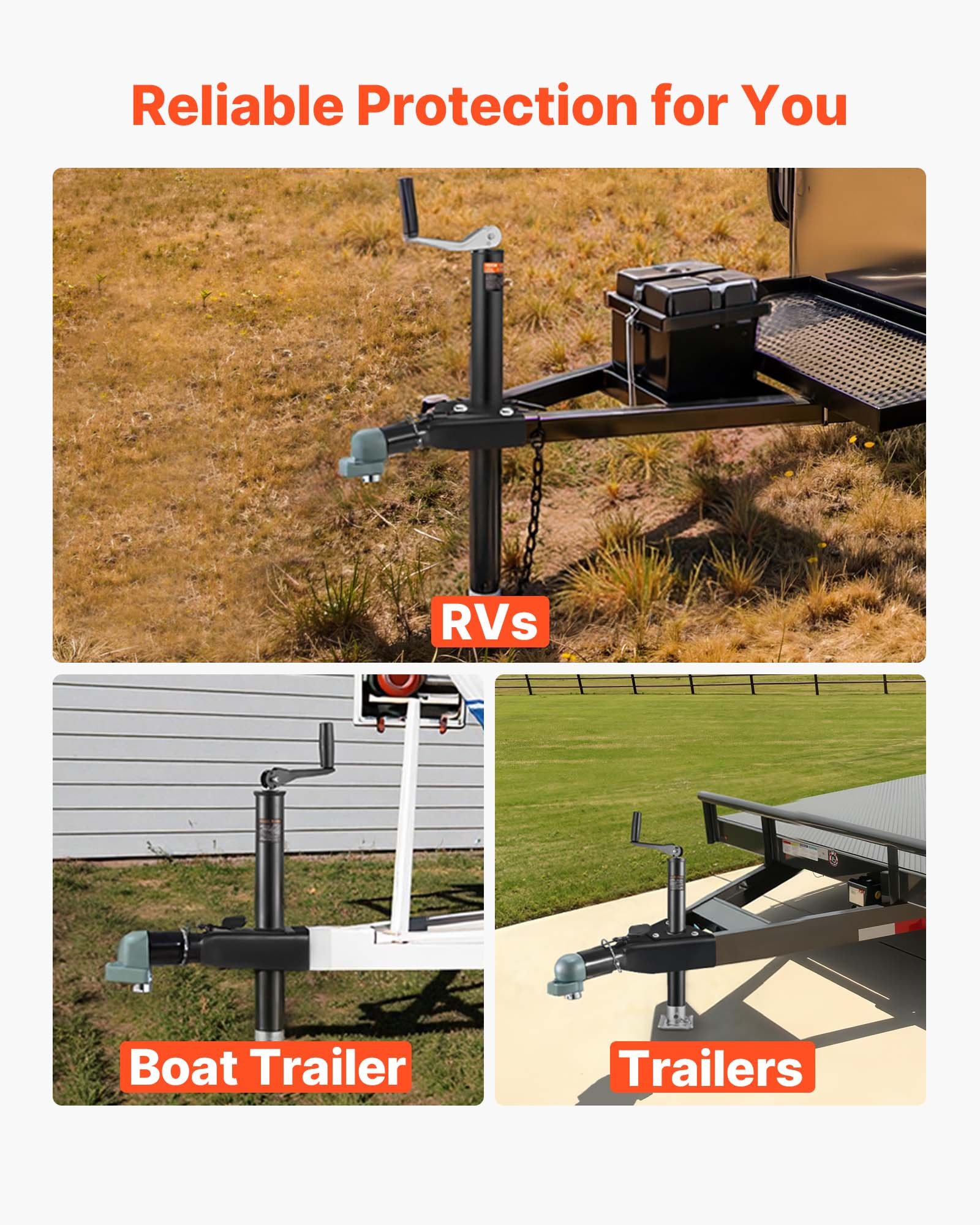 VEVOR 2 5/16 Trailer Coupler Lock – 3 Keys, 13.45 LBS