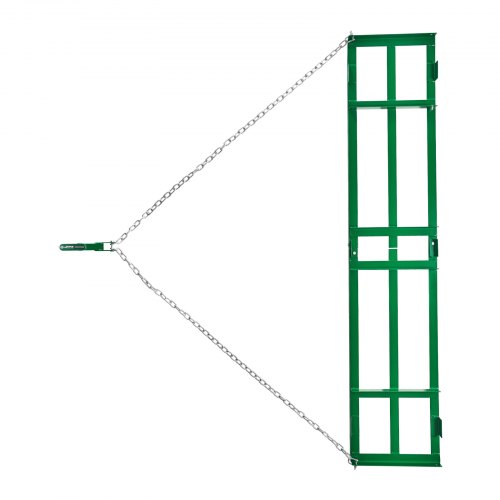 Drag Harrow 8 ft Heavy Duty Tow Behind Drag Harrow Driveway Grader Rake ...