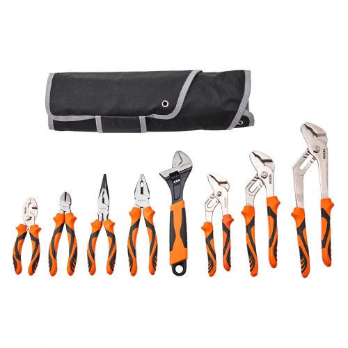 VEVOR 8-Piece Pliers Set, High Carbon Steel, 12