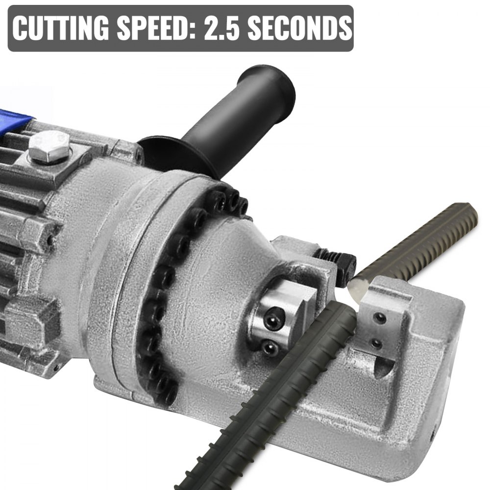 VEVOR Electric Rebar Cutter 16mm Reo Steel Cutter Concrete Construction ...