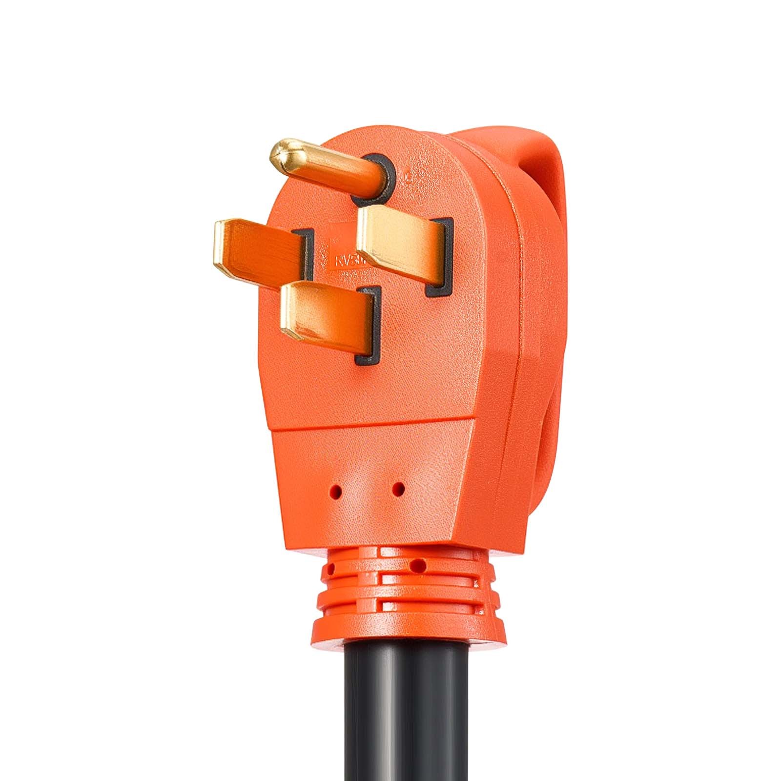 VEVOR 100 FT RV Extension Cord, 50 Amp, 125V 7500W Heavy Duty STW 6/3 ...