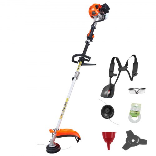 VEVOR String Trimmer, 26cc 2 in 1 Weed Wacker Gas Powered, 17