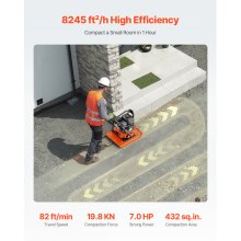 VEVOR Plate Compactor Pad - Durable & Efficient Tamping
