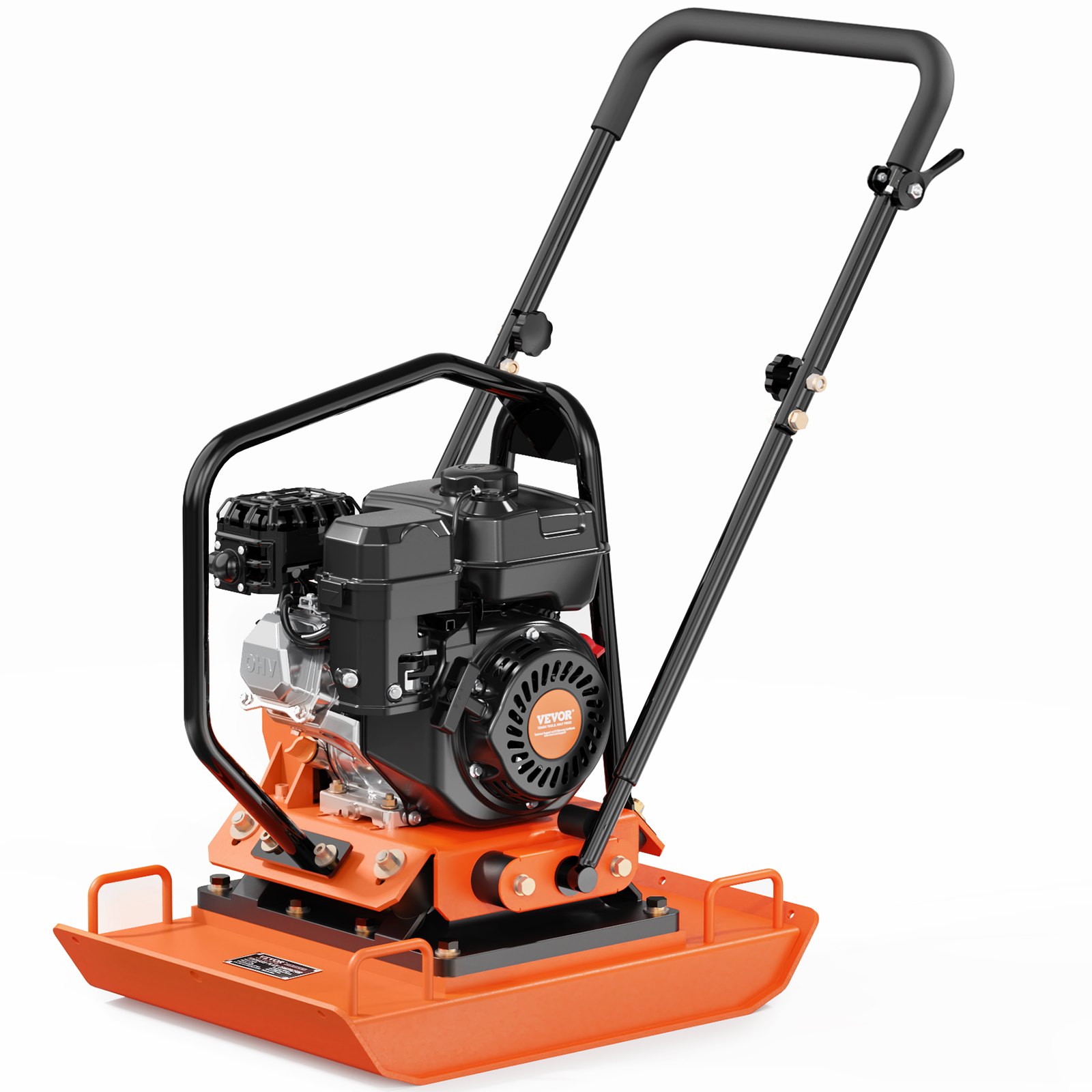 VEVOR 7 HP Plate Compactor – 4451 LBF, 7.0 HP, 5400 RPM