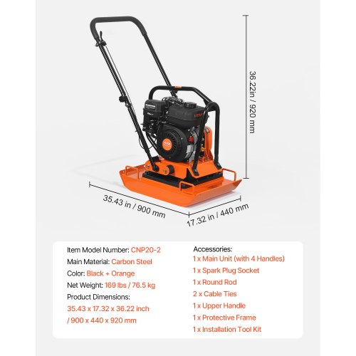VEVOR Plate Compactors For Sale At Best Prices