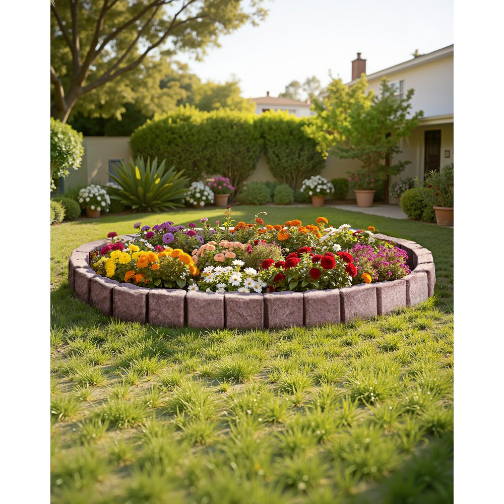 VEVOR Cobble Stone Edging – Durable & Flexible, & Elegant