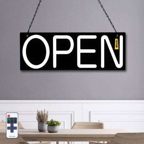 LED　open　Sign Amazon.com : FixtureDisplays® Commercial/Business Bright LED