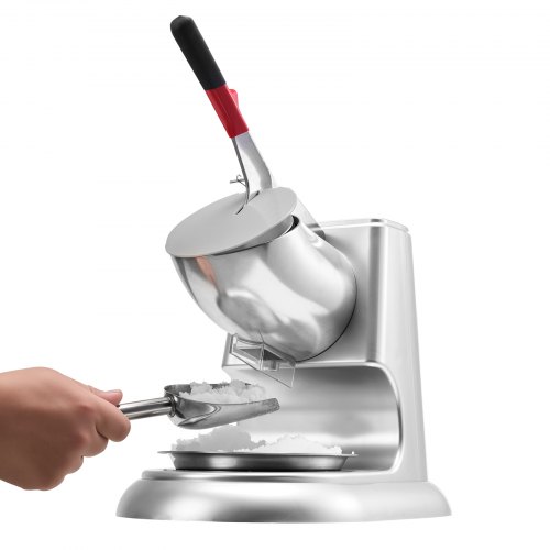 VEVOR Ice Crusher Machine, 220lbs Per Hour Electric 4 Blades Snow