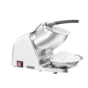 VEVOR Electric Snow Cone Maker – 300W, 286 lbs/h, 4 blades
