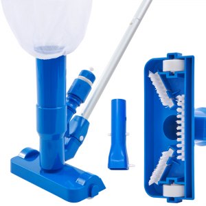 VEVOR Portable Pool Vacuum, Handheld Pool Vacuum Cleaner with 3 Scrub ...