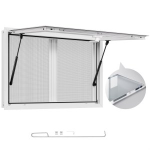 VEVOR Concession Window 92x61 cm, Aluminum Alloy Service Window for ...