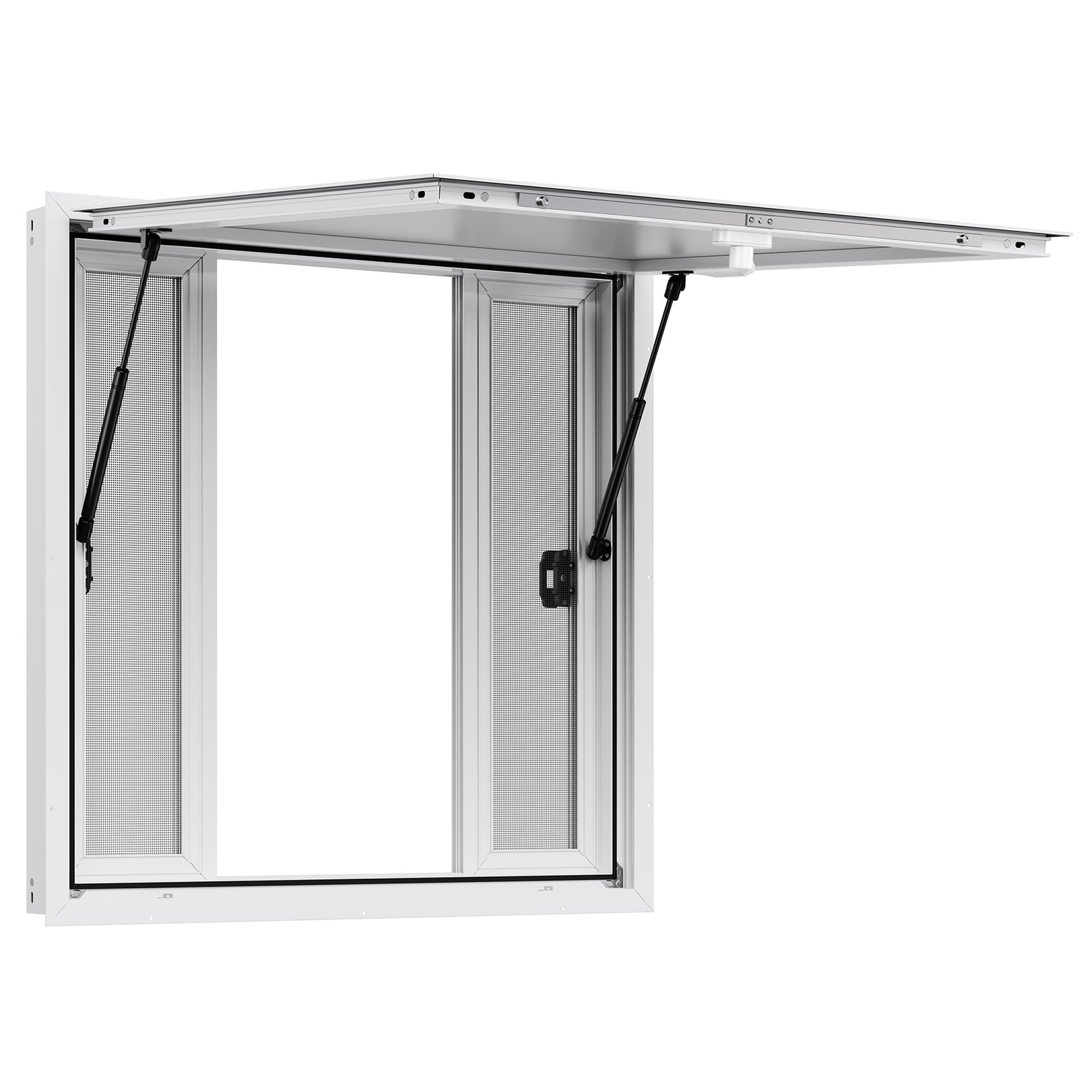 VEVOR 36x36 Concession Window – 85° Opening, 4 Screens