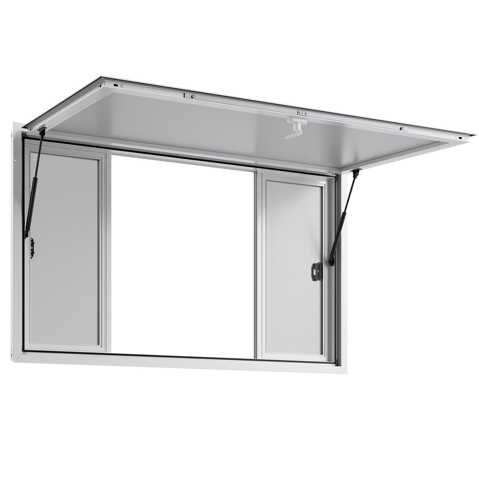VEVOR Food Truck Serving Window – 60x36 in Frame, 4 Screens