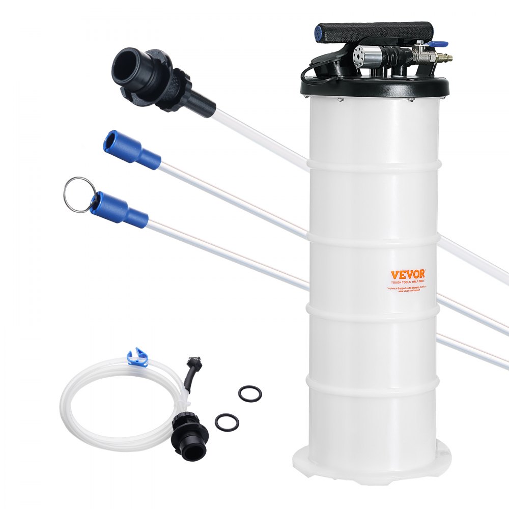 VEVOR VEVOR Fluid Extractor, 6.5 Liters Capacity, Pneumatic/Manual Oil