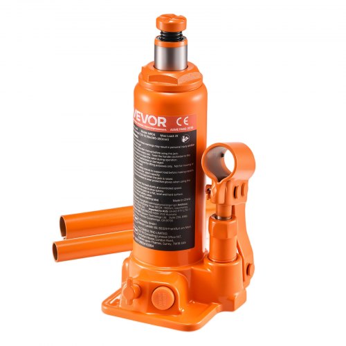 VEVOR 4 Ton Hydraulic Bottle Jack – 7.3-13.8 in., 8818.4 lb