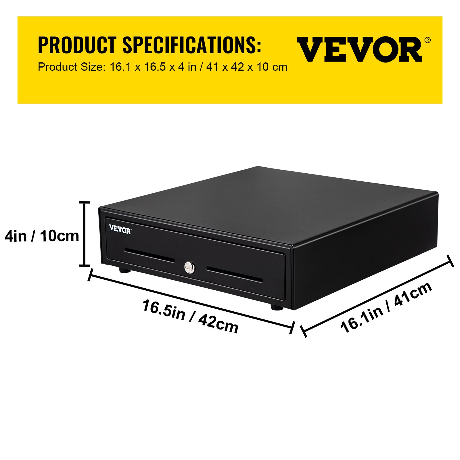 VEVOR Cash Register Drawer, 16