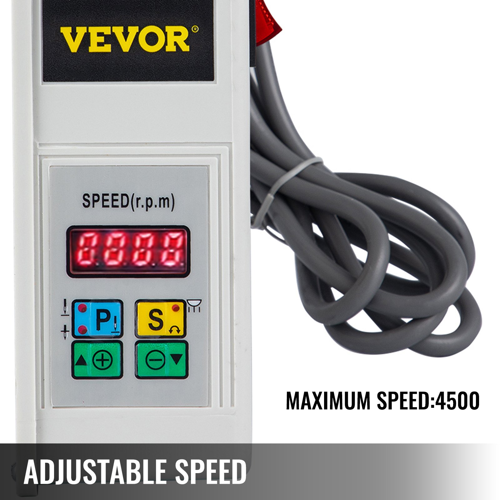 VEVOR CS1000 Sewing Machine Servo Motor, 3/4HP 4500rpm Single Phase ...