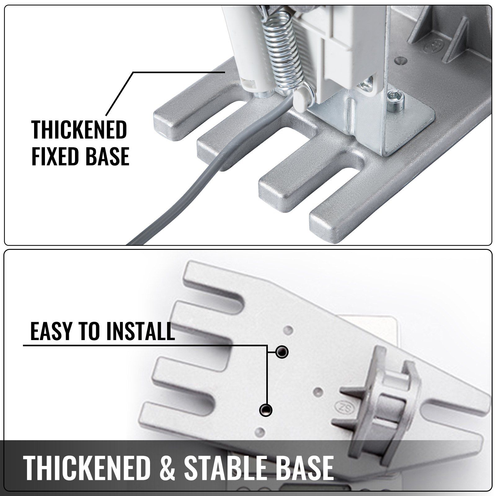 VEVOR CS1000 Sewing Machine Servo Motor, 3/4HP 4500rpm Single Phase ...