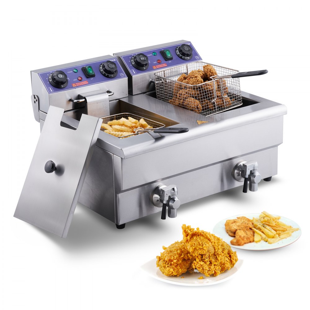 VEVOR VEVOR Commercial Electric Deep Fryer Countertop Deep Fryer with