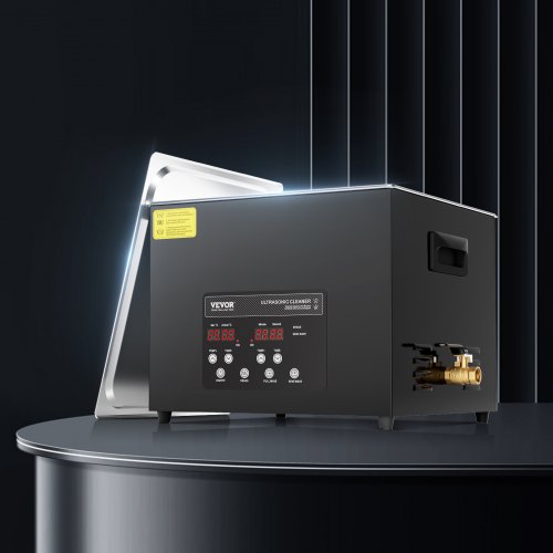 VEVOR Limpiador sónico VEVOR de 15 l, máquina de limpieza ultrasónica ...