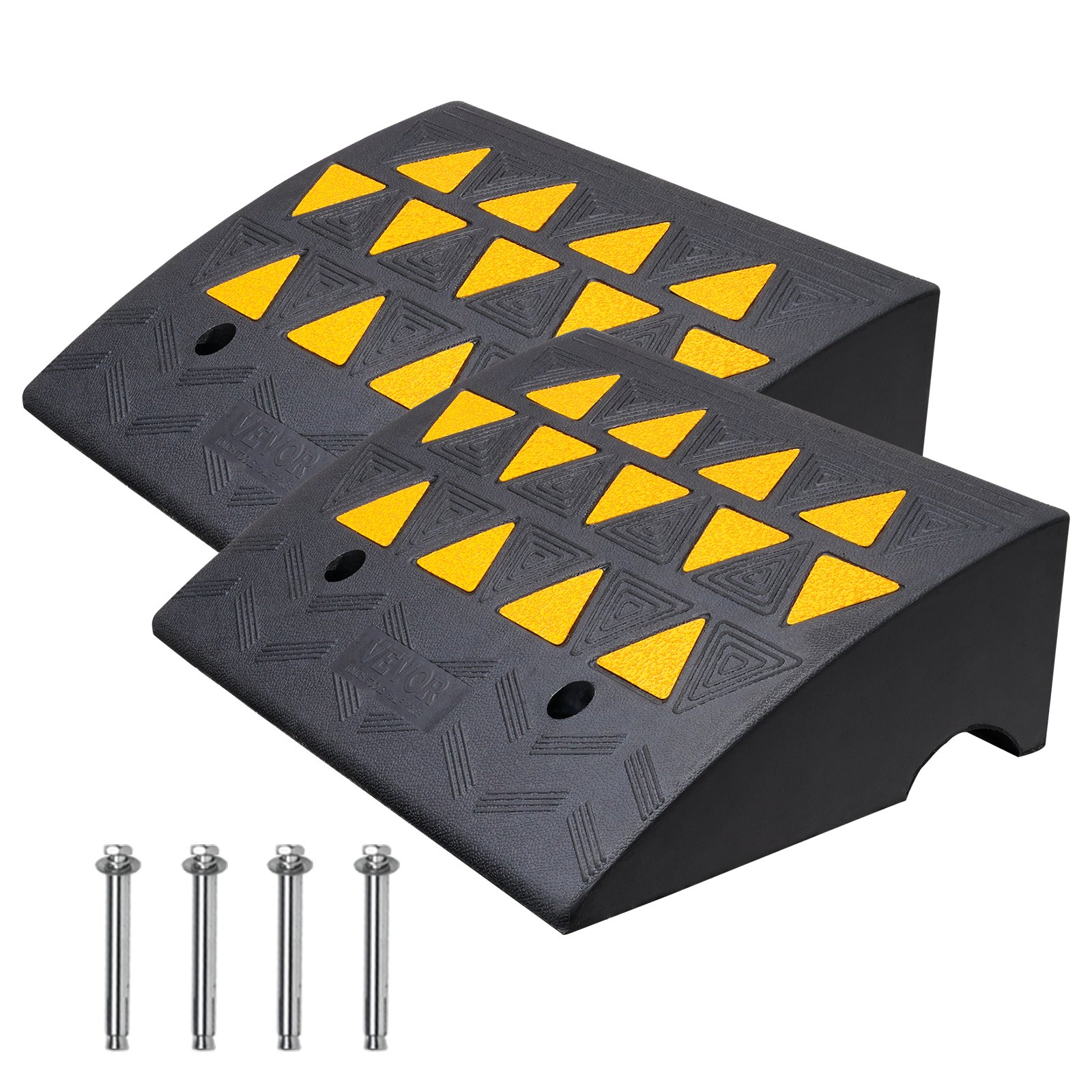 VEVOR Rubber Curb Ramp 2 Pack, 6