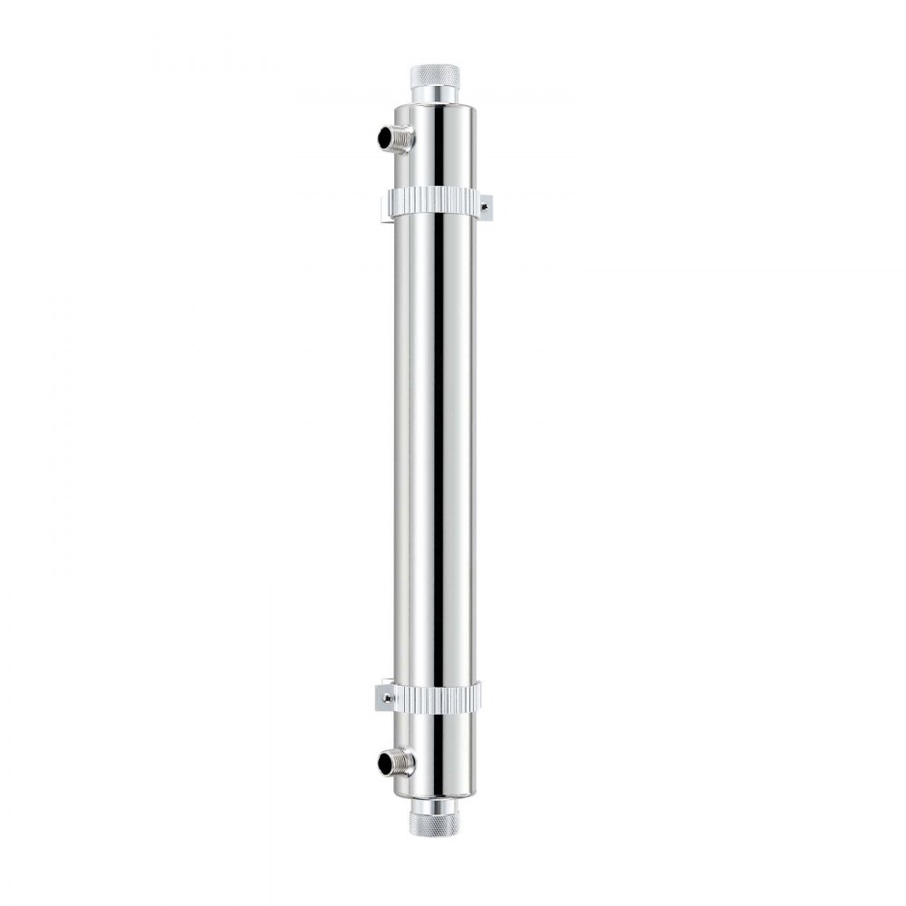 VEVOR UV Water Purifier 25W 6GPM – Whole House Ultraviolet Filter With Stainless Steel Housing & Quartz Sleeve (110V)