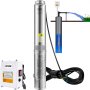 1 HP,4 deep well submersble pump, 230V, 33GPM,750W