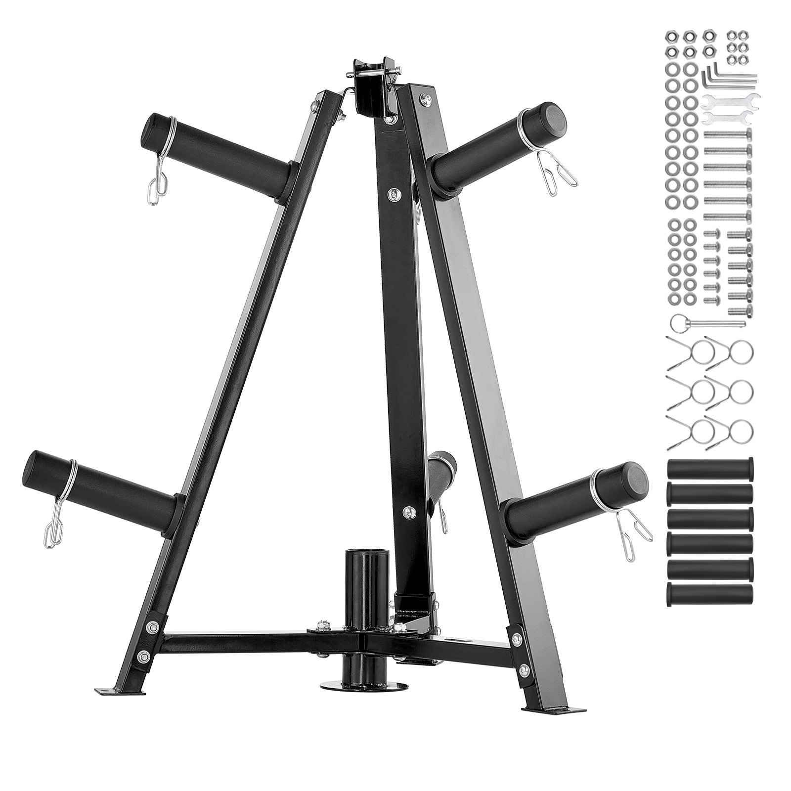 VEVOR Weight Plate Rack, Weight Plate Tree for 2-Inch Weight Plates