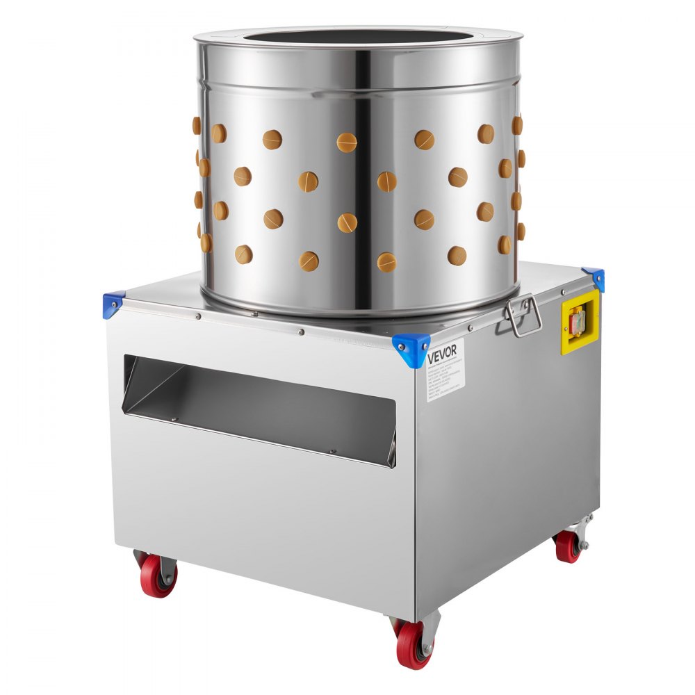 VEVOR Chicken Plucker Machine, 19.7 in Drum, 2HP & 275RPM Electric ...
