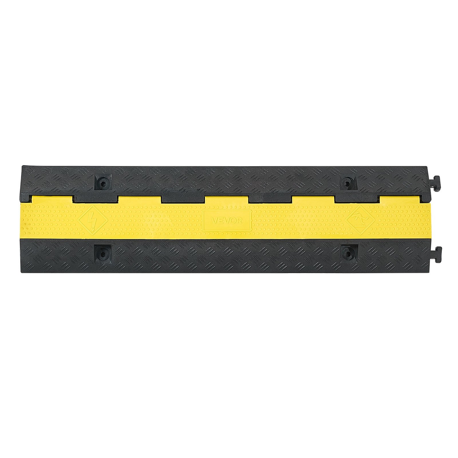 VEVOR Cable Protector Ramp, 22,000 lbs/axle Capacity, 1 Channel Heavy ...