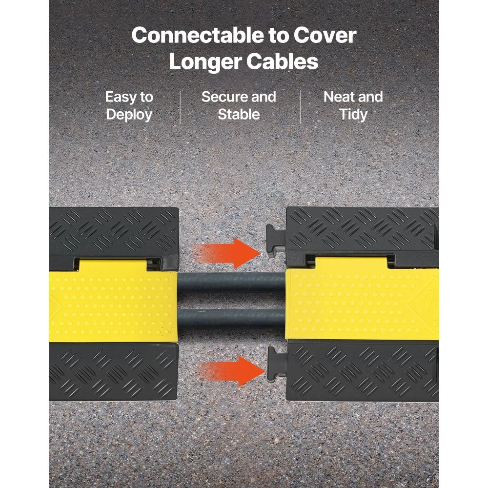VEVOR Heavy Duty Cable Protector Ramp – 22,000 LBS, 1 Pack