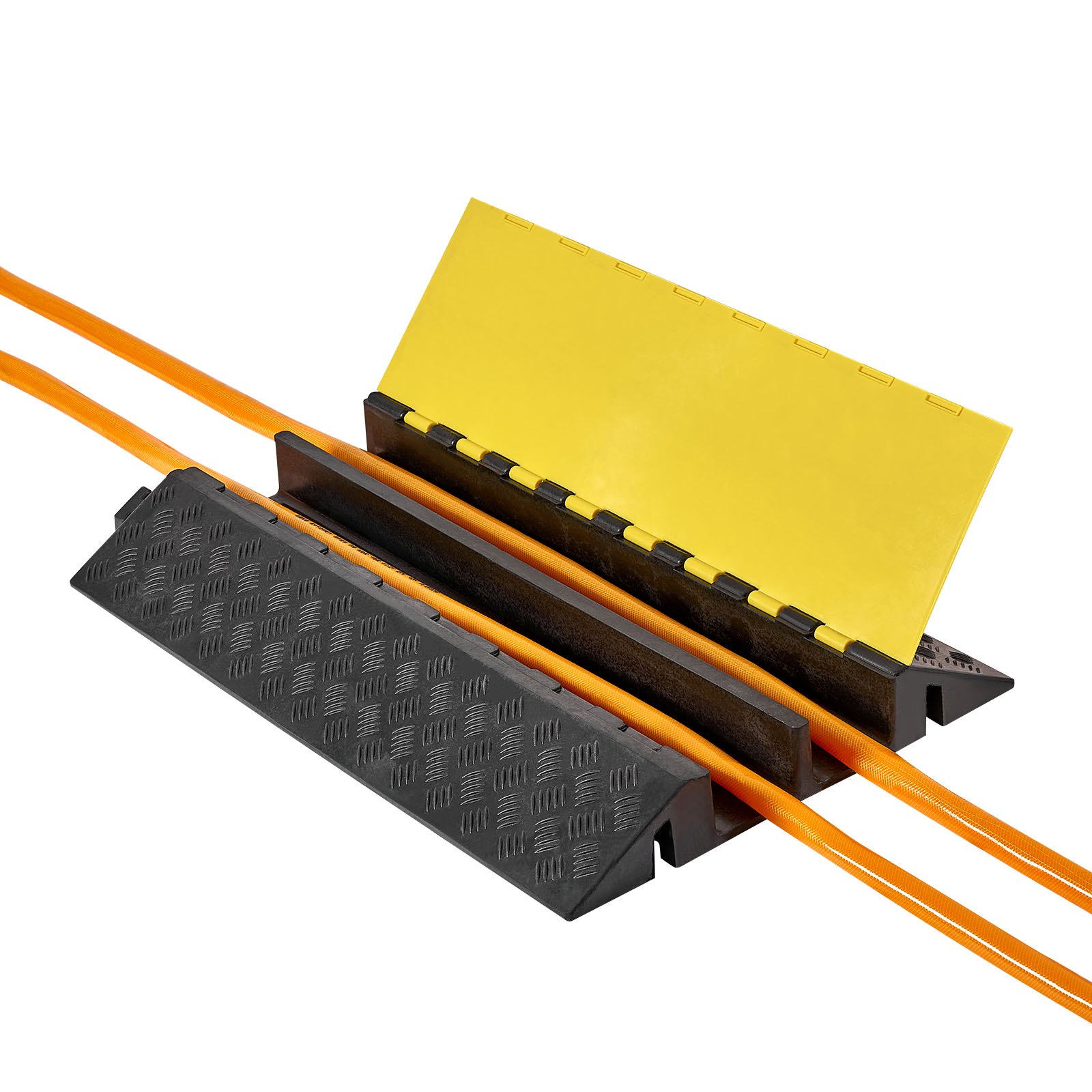 VEVOR 2 Channel Cable Protector Ramp - 22000lbs