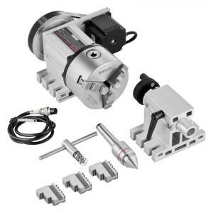 VEVOR Dividing Head, K11-100mm 3-Jaw Chuck, CNC Router Milling