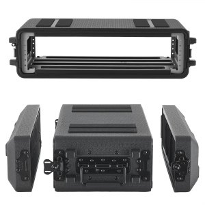 VEVOR 2U Rack Case, 12 in Depth, Rackmount Flight Case Shallow